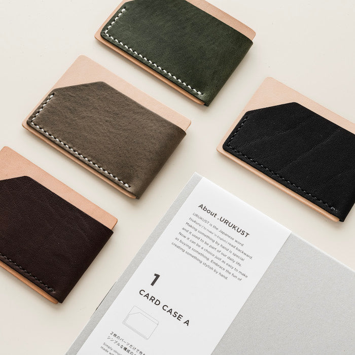 1. CARD CASE A - Leather Crafting Kit