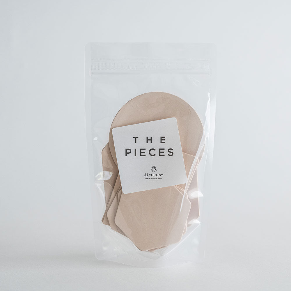 THE PIECES / NATURAL VEG-TANNED LEATHER 1.2mm