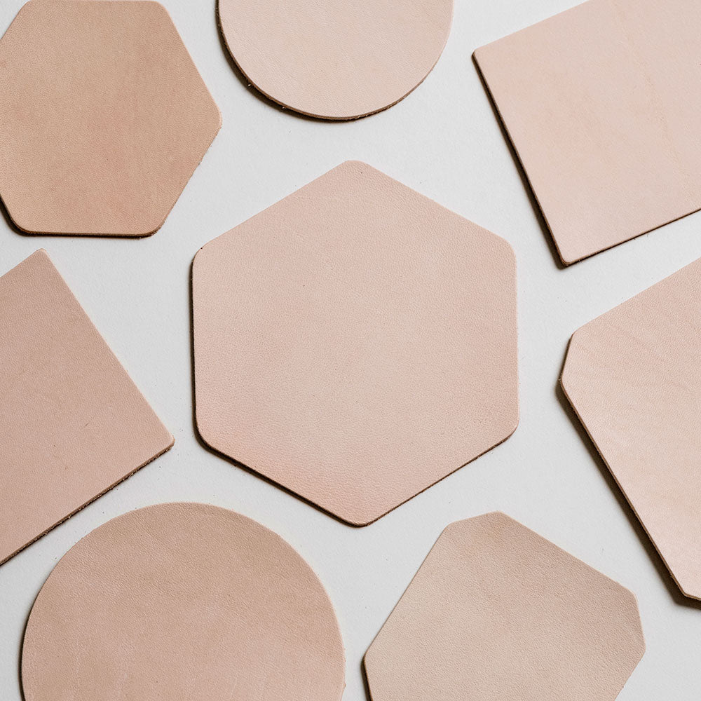 THE PIECES / NATURAL VEG-TANNED LEATHER 1.2mm