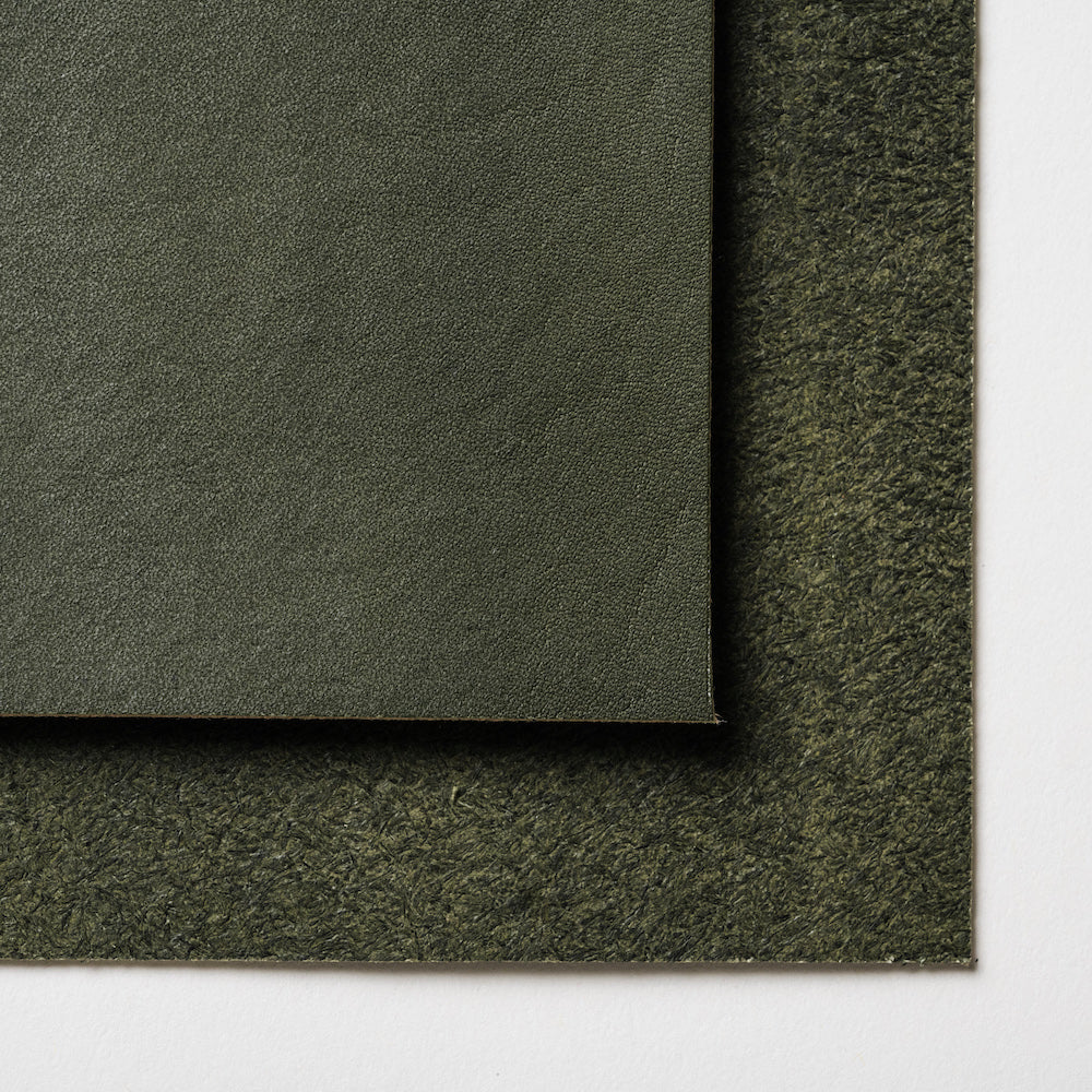 [SMALL SHEET] .URUKUST SMOOTH LEATHER 1.6mm / FOREST GREEN